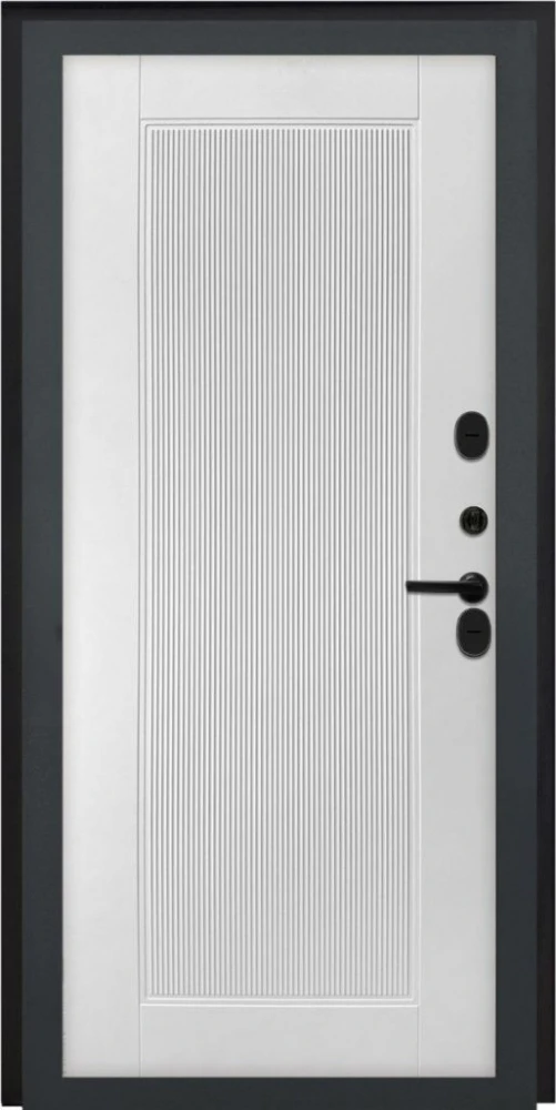 Входная дверь ДвериПРО L-43 ПВХ 10мм Астрод Velutto Bianco DPRO200371 внутренняя сторона