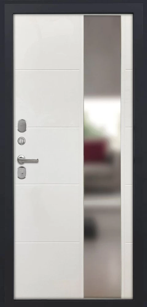 Входная дверь ДвериПРО Модель L-49 ФЛЗ-649 капучино (зеркало) DPRO195752 внутренняя сторона