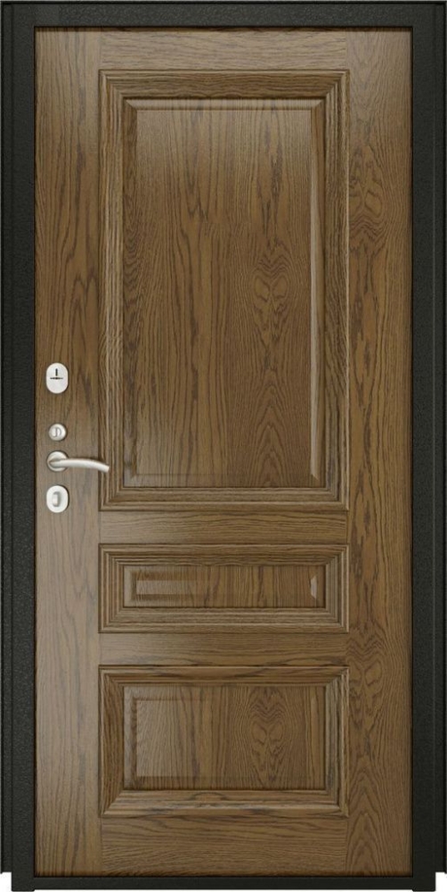 Входная дверь ДвериПРО Модель L-47 Фараон-2 (16мм, светлый мореный дуб) DPRO196037 внутренняя сторона