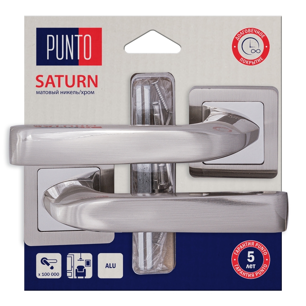 Фото Ручка раздельная LM/A K.QR52.SATURN/HD SN/CP-3 матовый никель/хром
